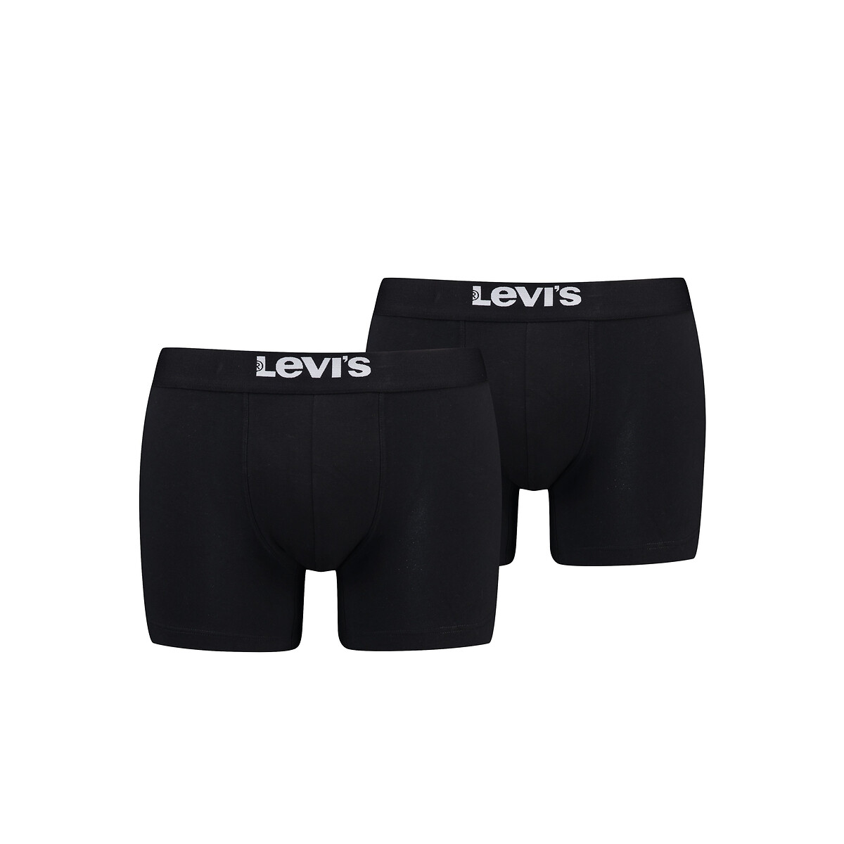Lot de 2 boxers unis noir noir, LEVI'S