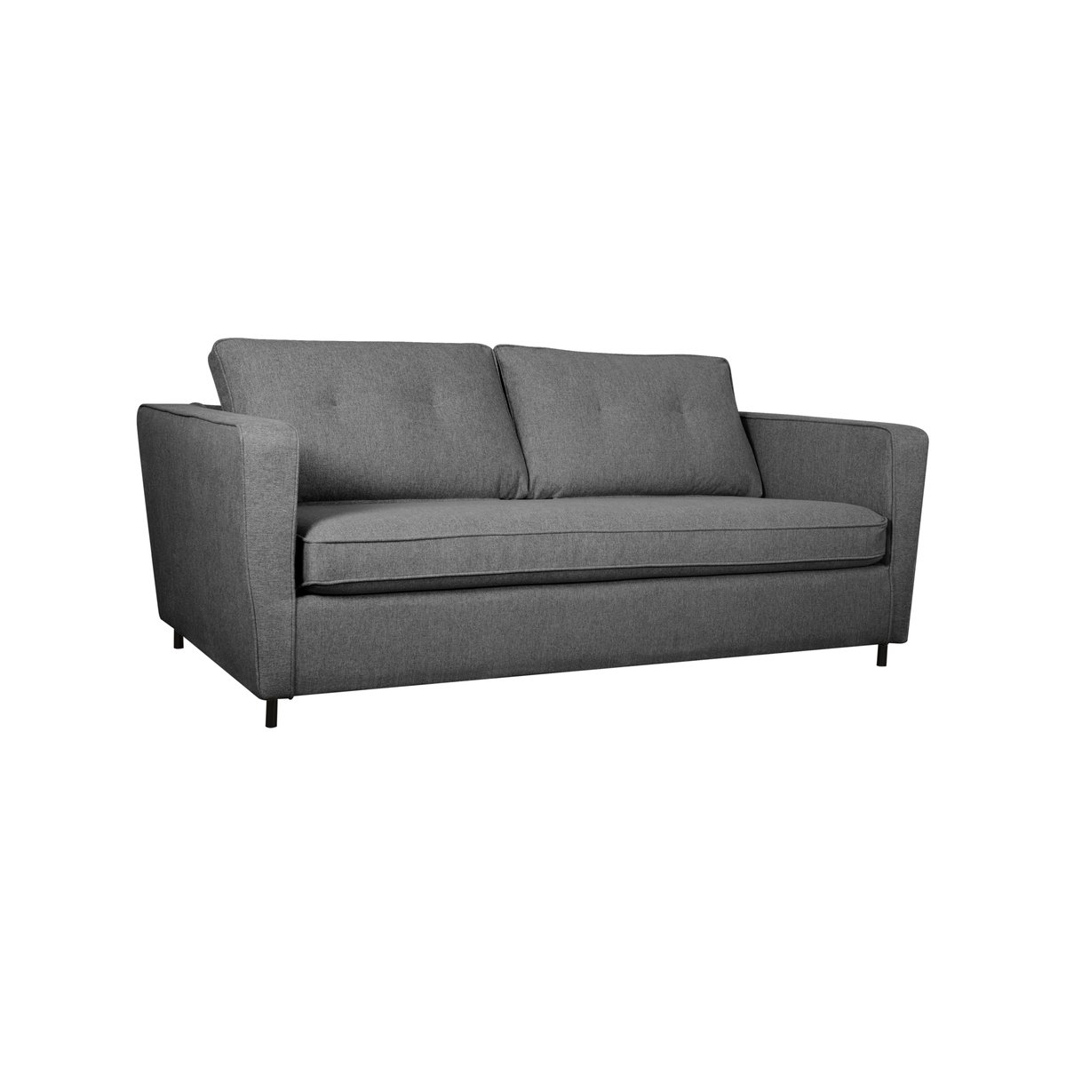 Canapé convertible tissu - ONDINE anthracite, CAMIF