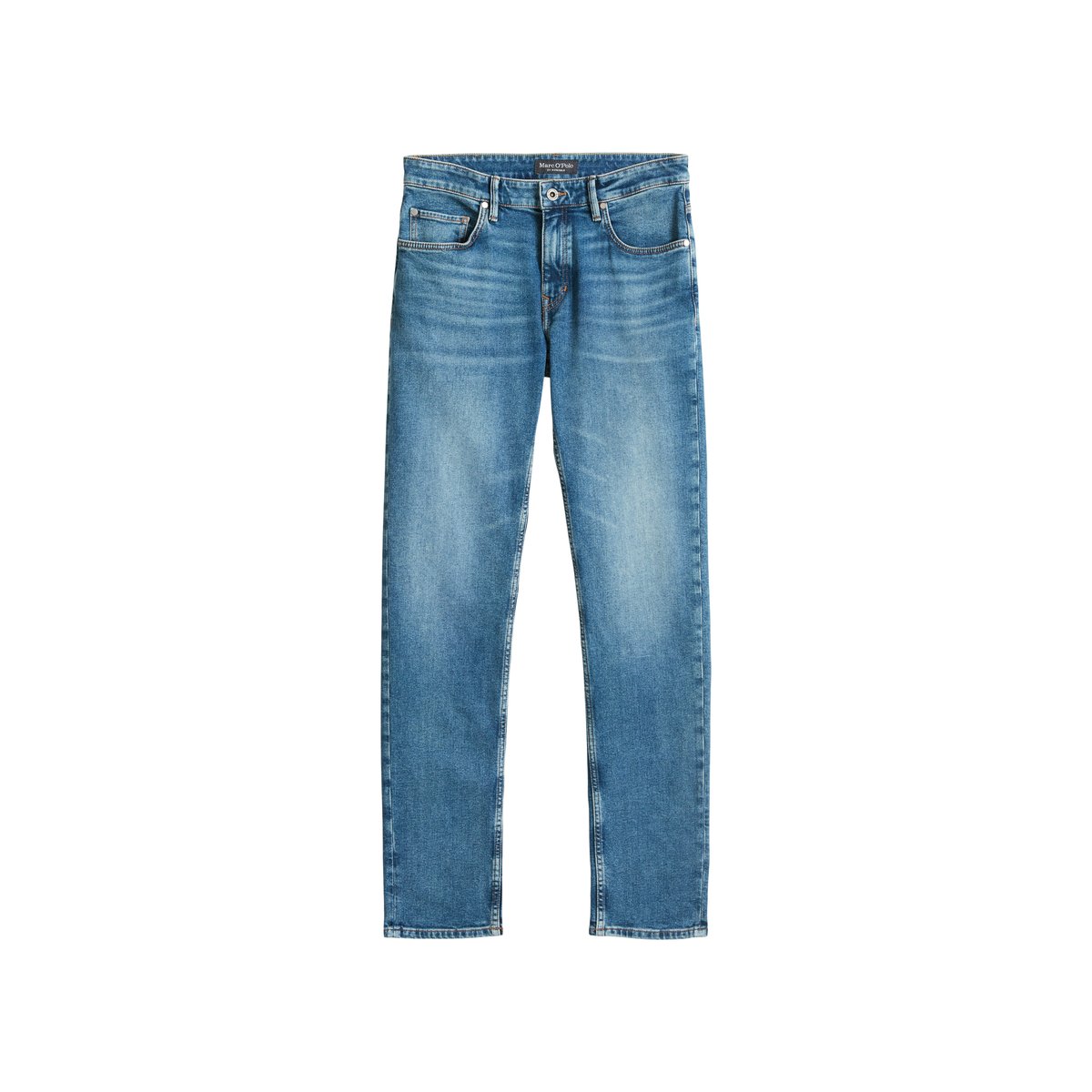 Jeans modèle Sjöbo shaped en mélange de coton bio stretch bleu, MARC O'POLO