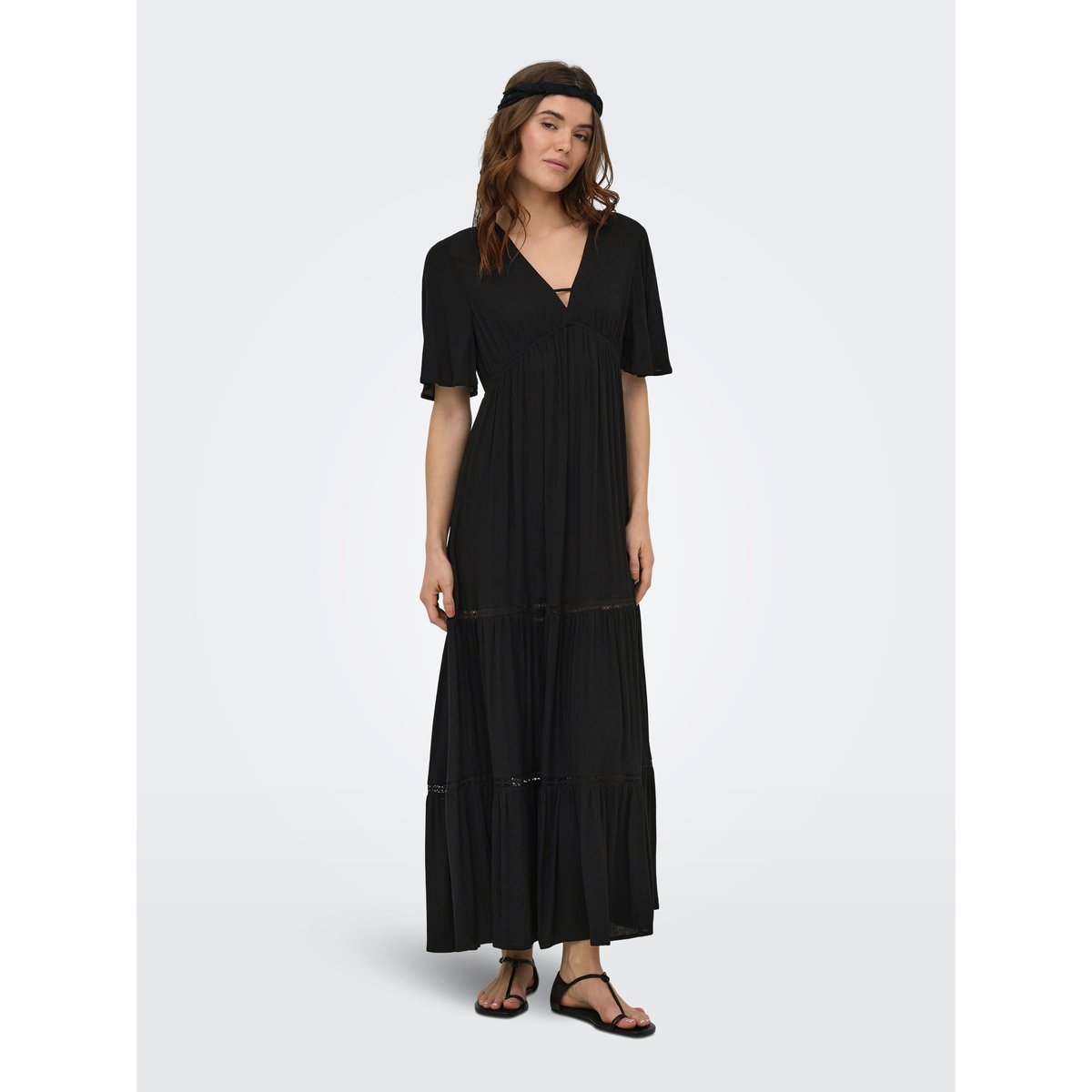 Robe noire - black, ONLY
