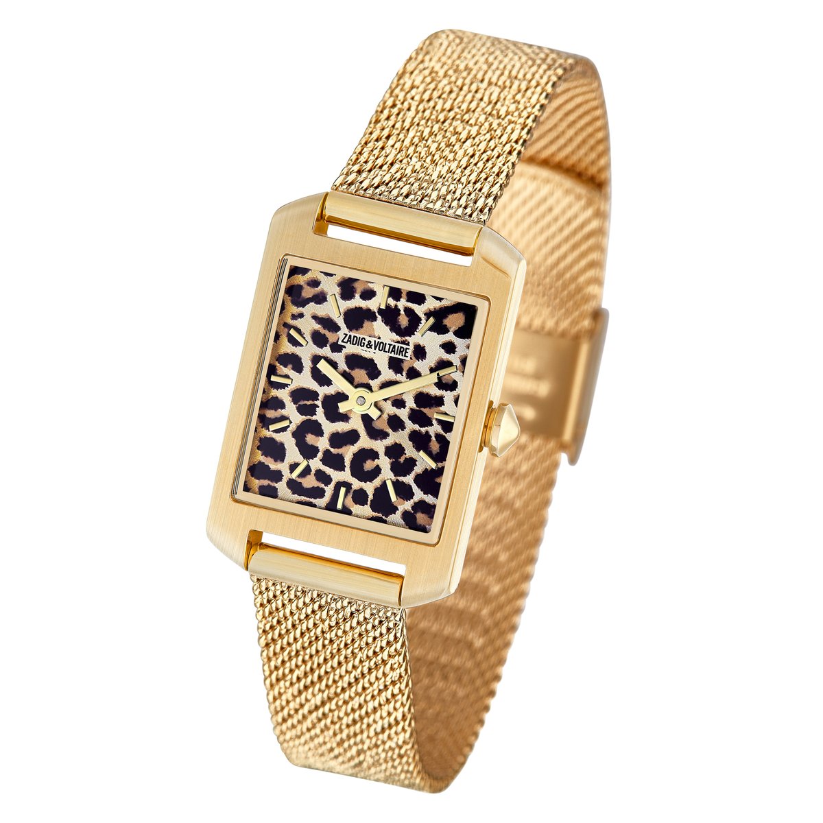 Montre Analogique  VOLTAIRE doré marron doré, ZADIG&VOLTAIRE