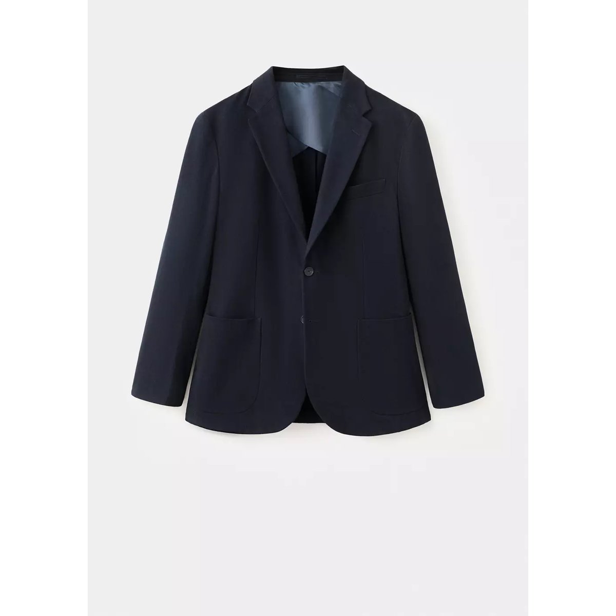 Veste slim fit coton bleu marine, MANGO MAN