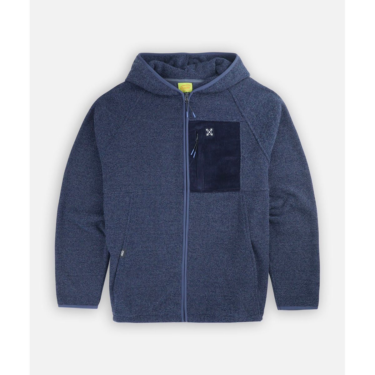 Veste hybride zippée PATH deep marine chine, OXBOW