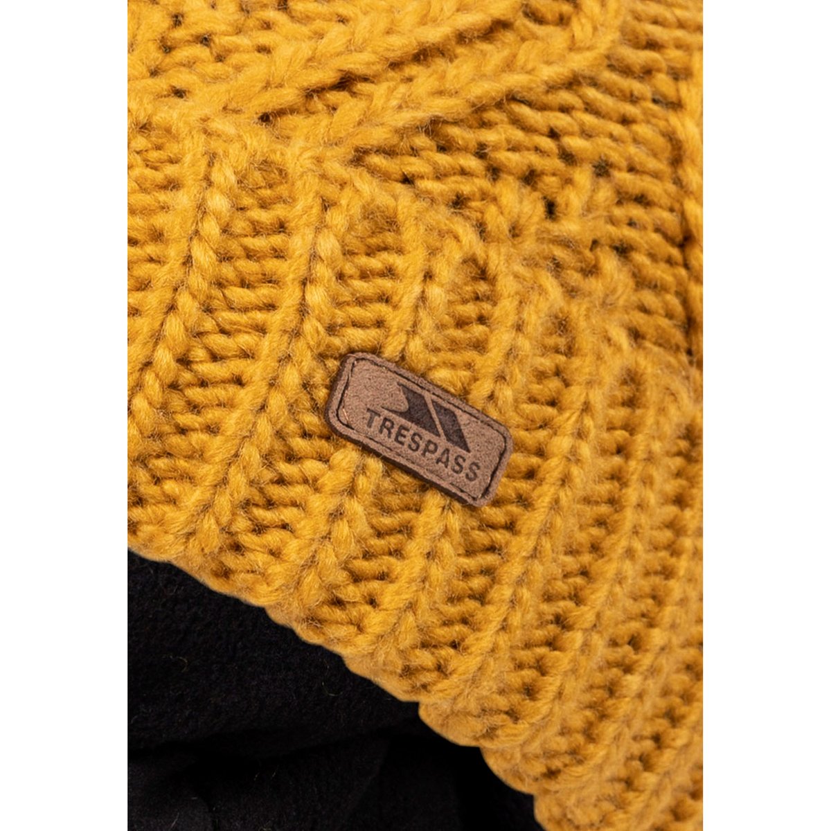 Bonnet tricoté ZYRA jaune foncé, TRESPASS