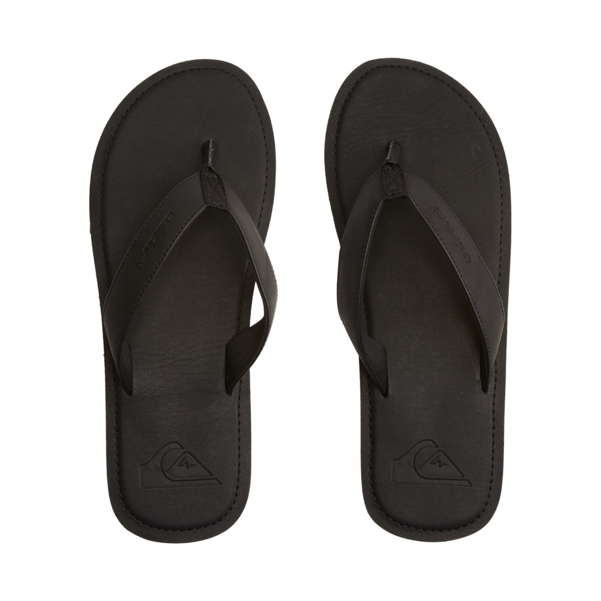Sandales MOLOKAI NUBUCK noir solid black, QUIKSILVER