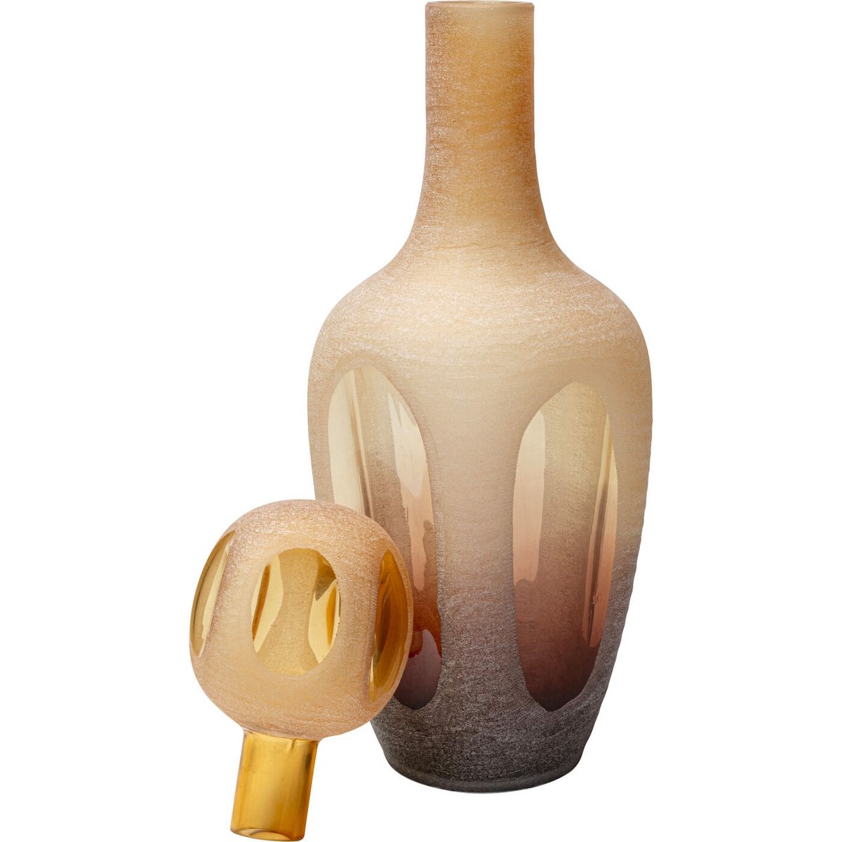 Carafe en verre, SANDY GLOW jaune, KARE DESIGN