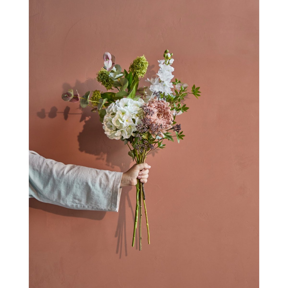 Bouquet de fleurs artificielles Wild Cream multicolore, HOUSE DOCTOR