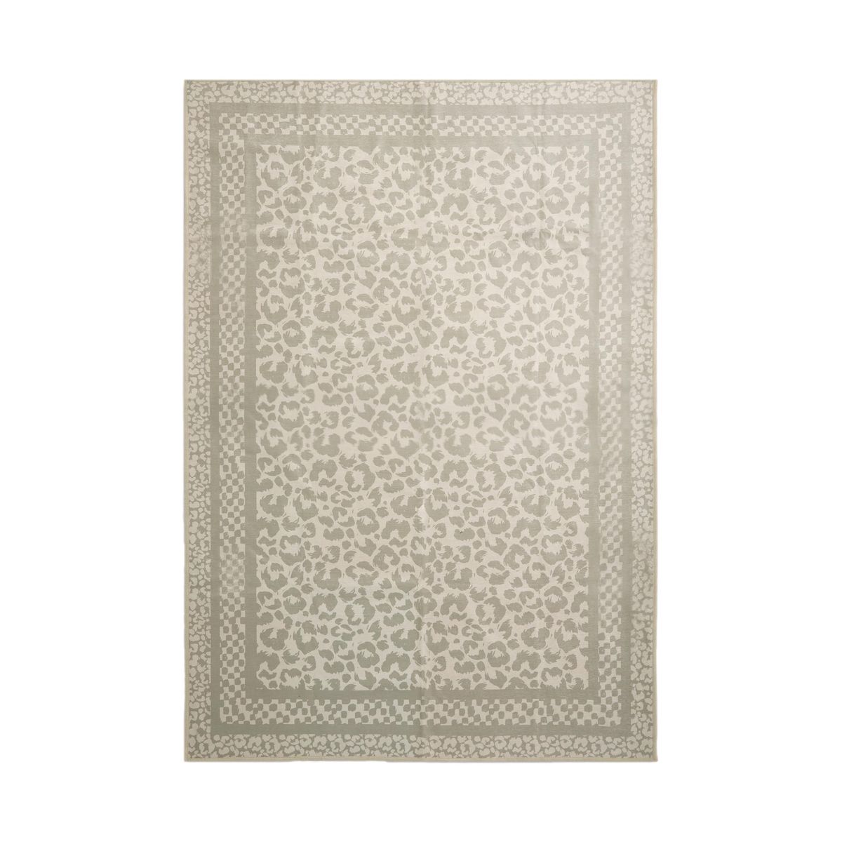 Tapis lavable à imprimé léopard naturel, NEXT