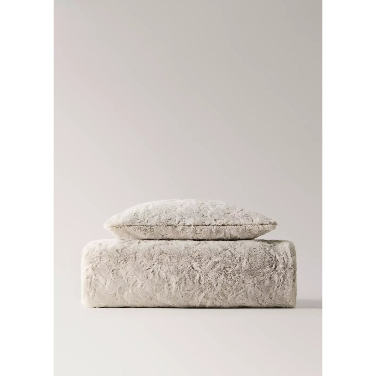 Couverture texture douce sable, MANGO HOME