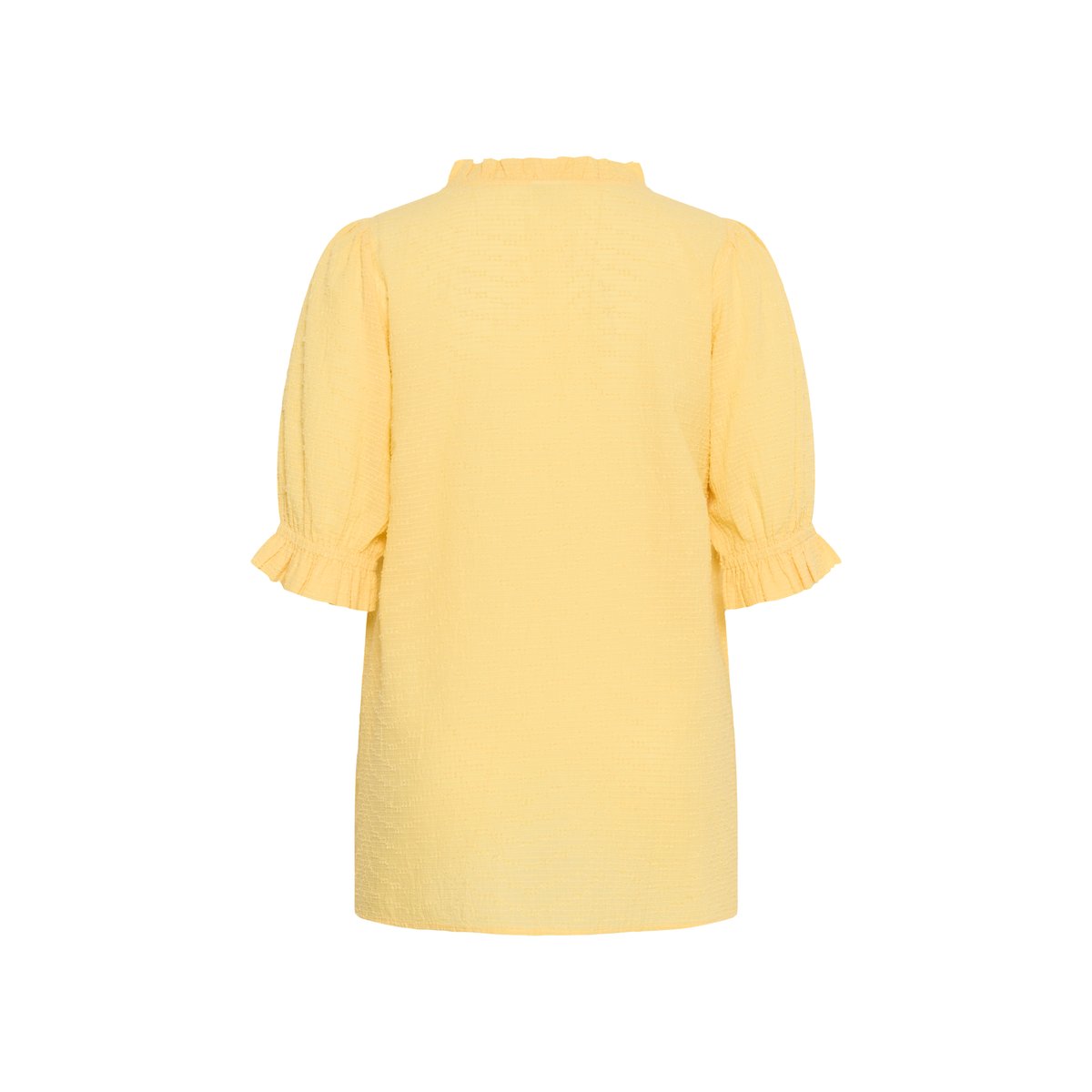 Blouse à manches courtes jaune sunlight, KAFFE CURVE