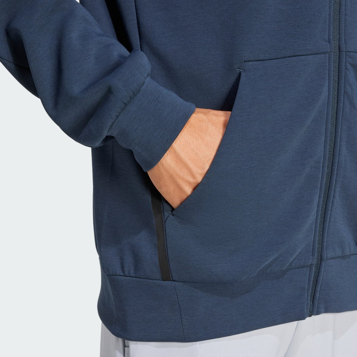 Veste de survêtement entièrement zippée conçue pour l'entraînement aurora ink, adidas Performance