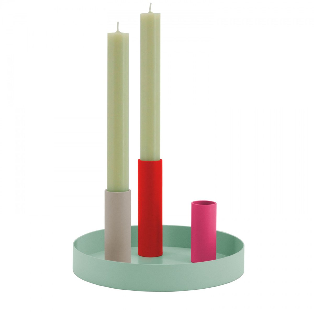 Bougeoir design magnétique Luna Mini multicolore, REMEMBER