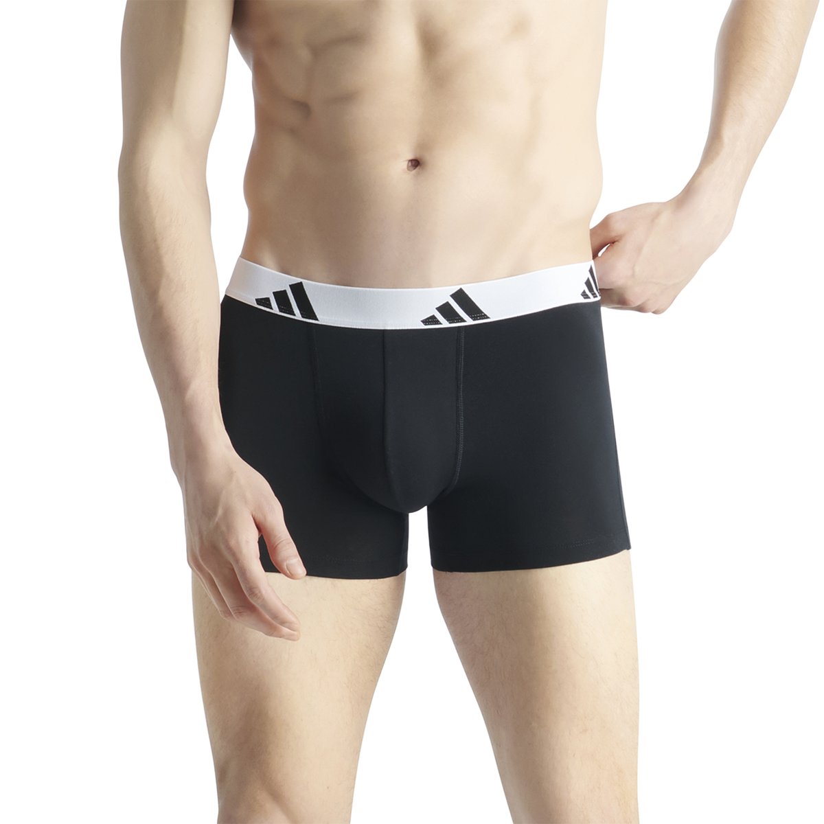 Boxers, lot de 2, ACTIVE FLEX COTTON noir/blanc, ADIDAS SPORTSWEAR
