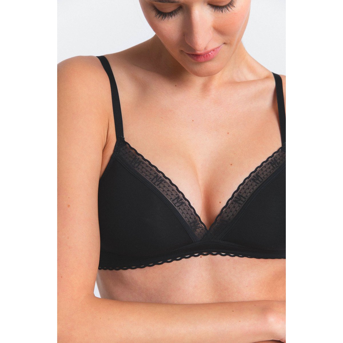 Soutien-gorge triangle issu de fibres végétales LA PETITE LEJABY noir, MAISON LEJABY