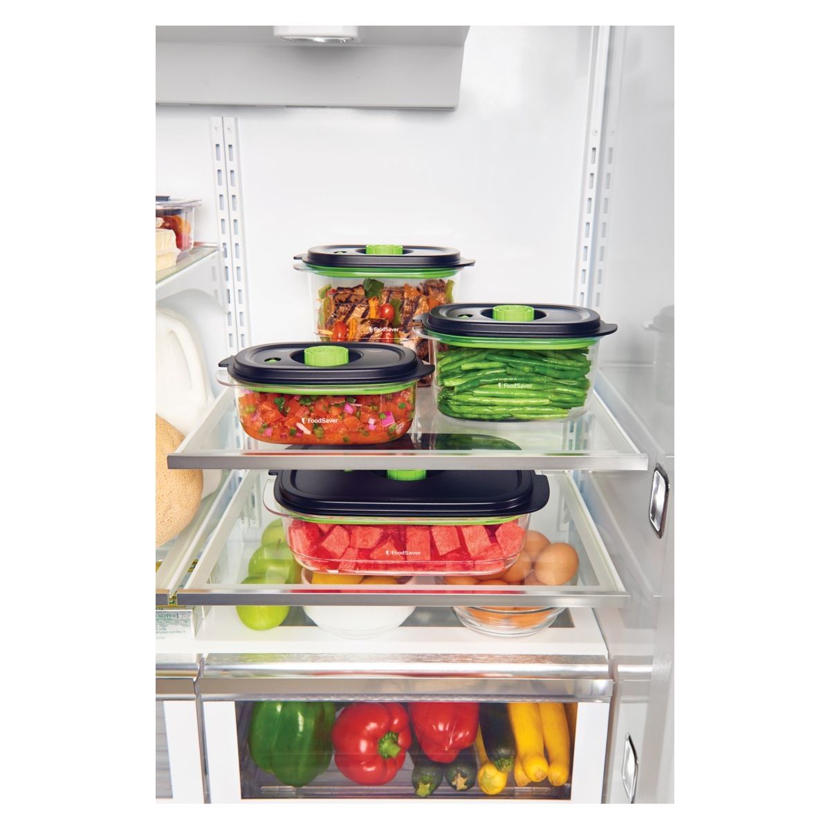 Boîte sous vide FFC023X01 Boite Fraicheur 1.8L couleur unique, FOODSAVER
