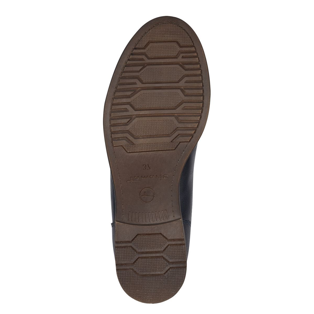 Bottines plates bleu marine, TAMARIS