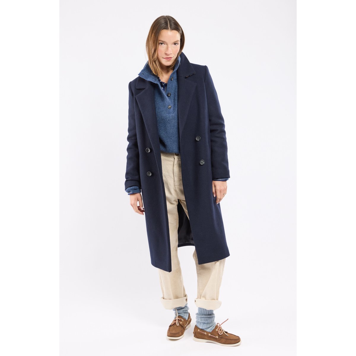 Caban long - laine seal, ARMOR-LUX