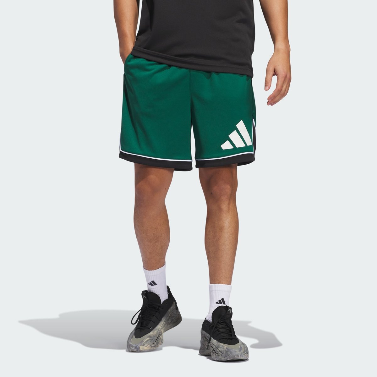 Short Adidas Basketball Badge Of Sport Short Adidas Basketball Badge Of Sport team dark green / black, adidas Performance