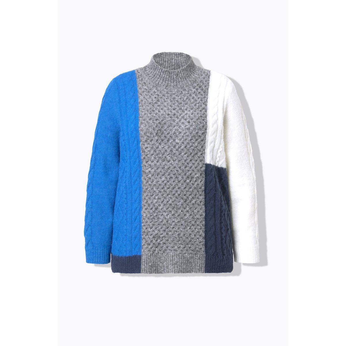 Pull esprit colour block gris graphite, ULLA POPKEN