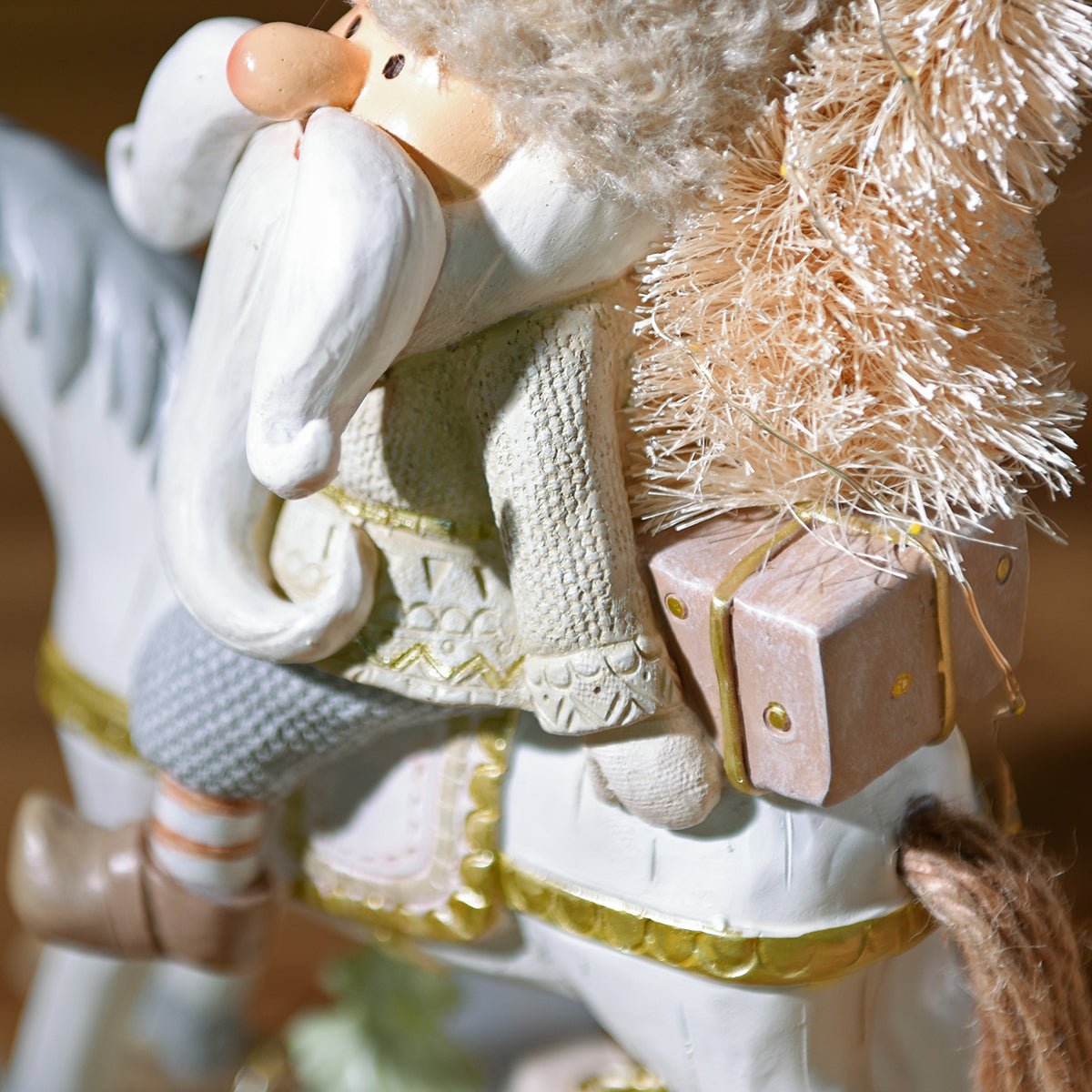 Figurine père noël avec LED artificielle H26 PLAY gris, SIA DECO