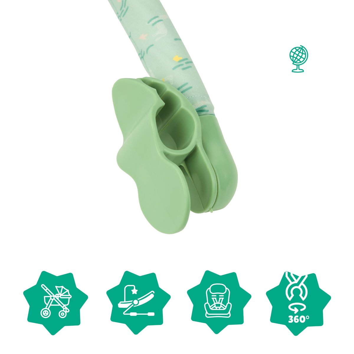 Arche d'éveil et d'activités universelle vert, BADABULLE