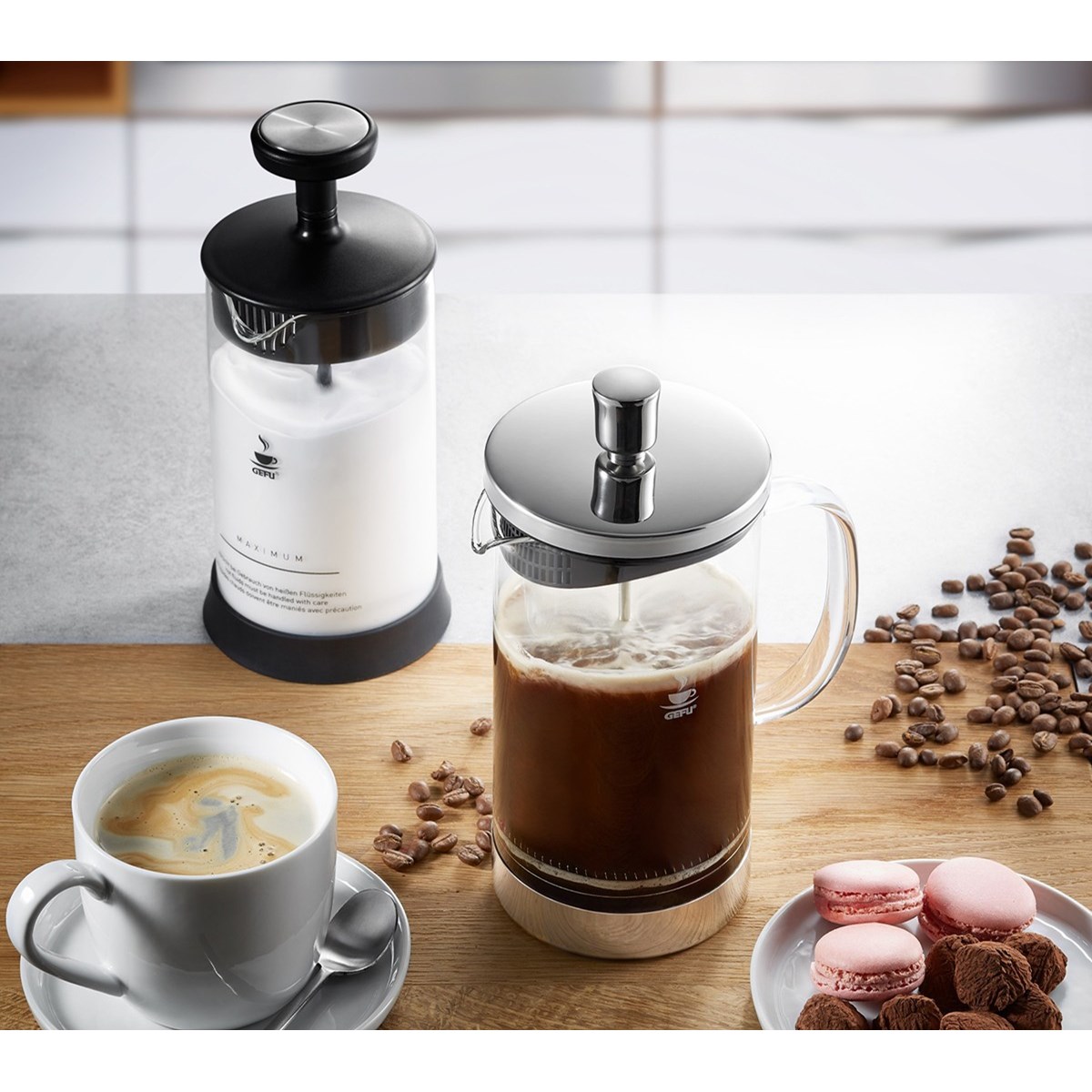 Cafetière 1L EGO argent, GEFU