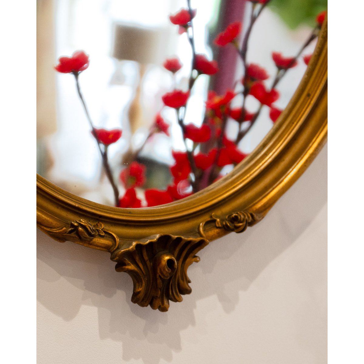 Miroir en bois sculpté Georges N°1201 - Bon état miroir, DEBONGOUT
