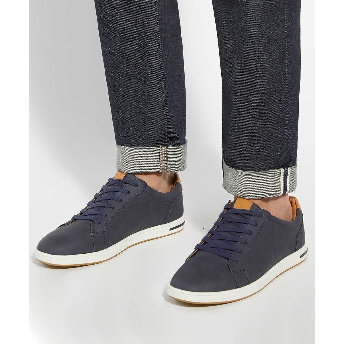 Baskets à lacets avec détails perforés - TEZZY navy-synthetic, DUNE LONDON