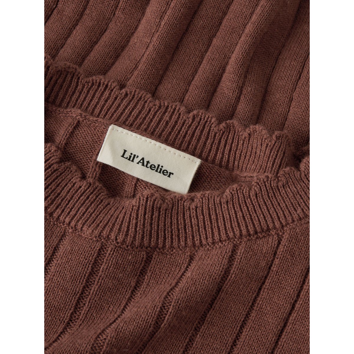 Pull En Maille marron - mahogany1, NAME IT
