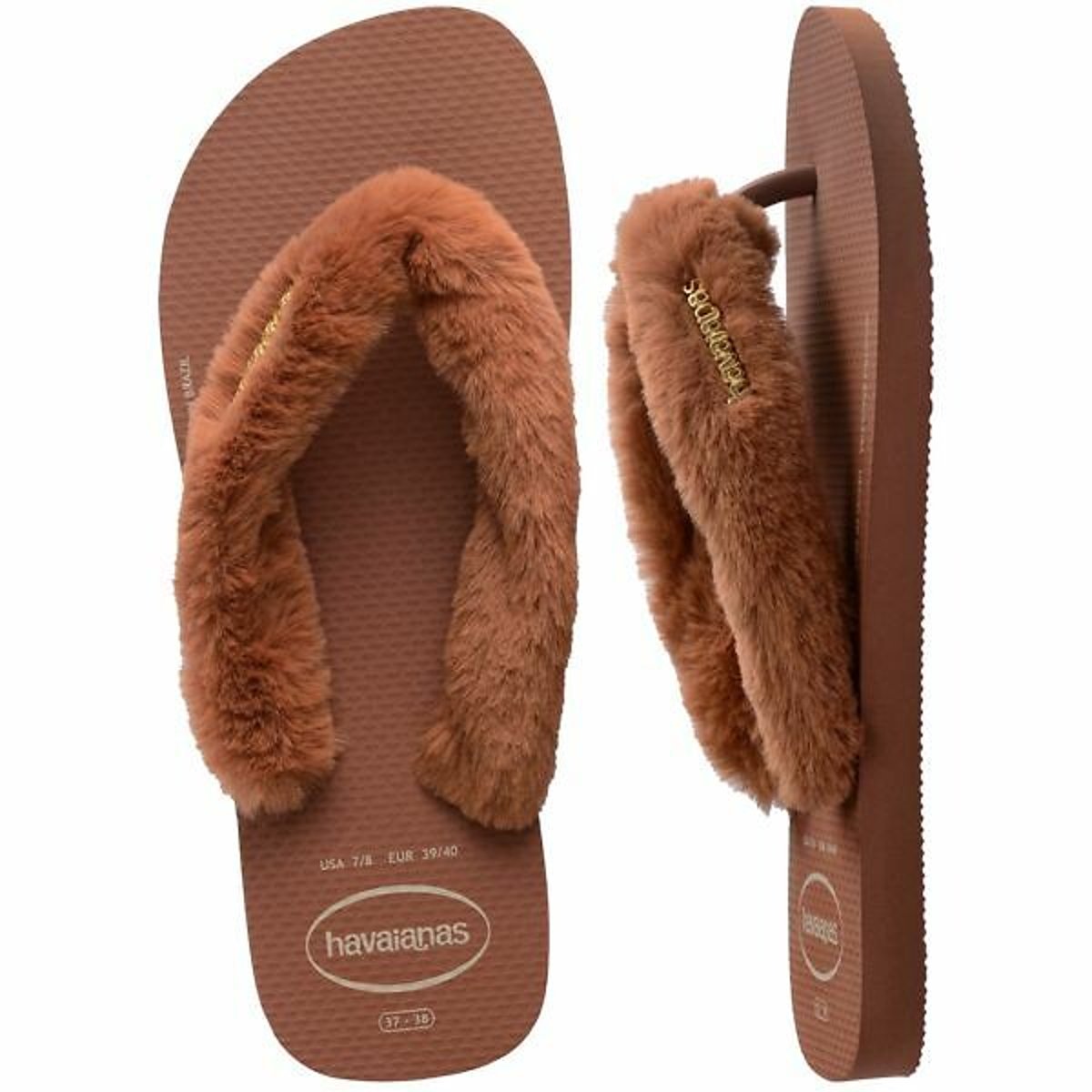Infradito Top Fluffy III marrone, HAVAIANAS