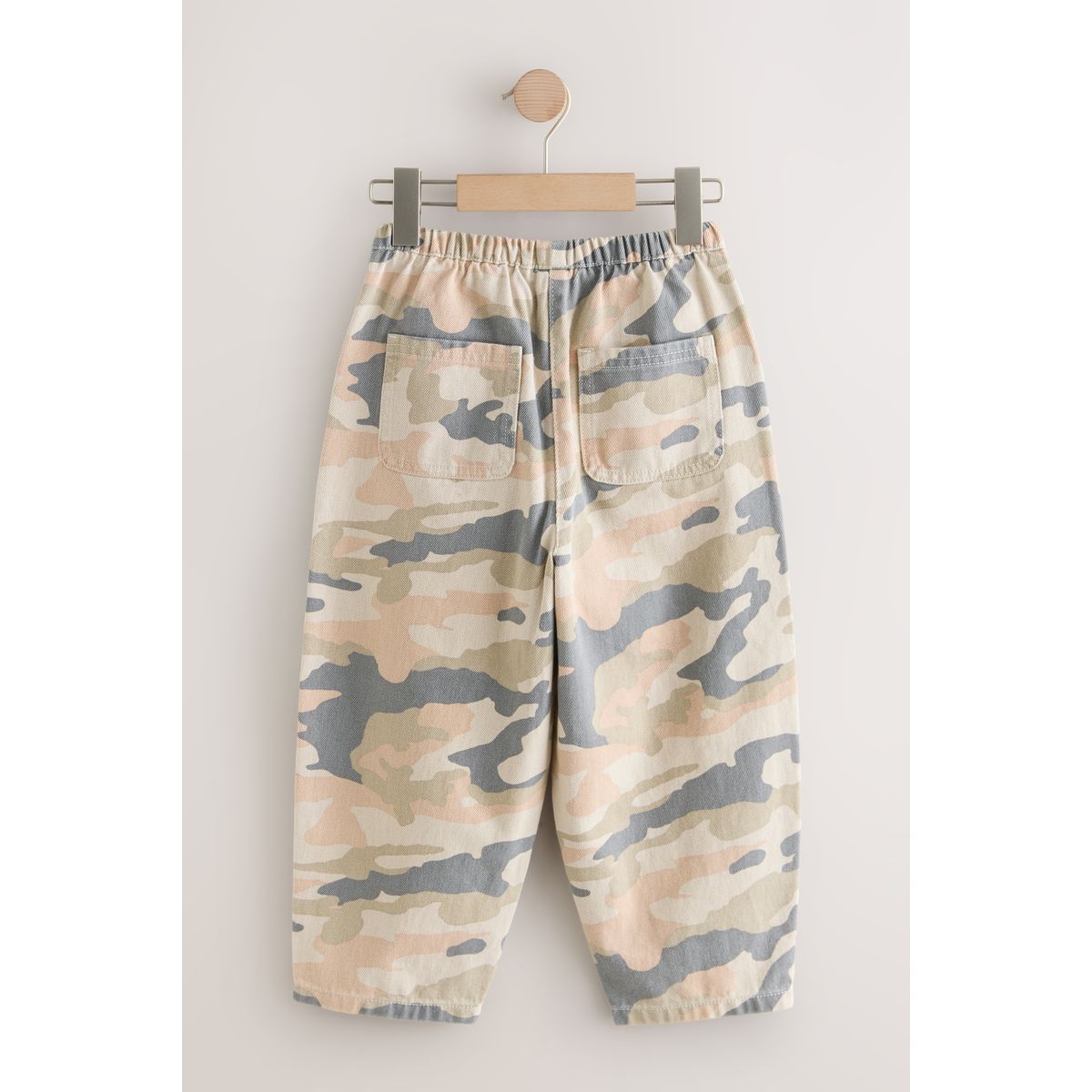 Jean bouffant à imprimé camouflage camouflage, NEXT
