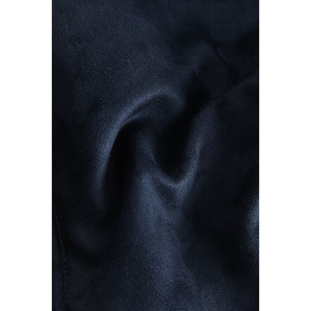 Veste en daim synthétique avec manches maille bleu marine, NEXT