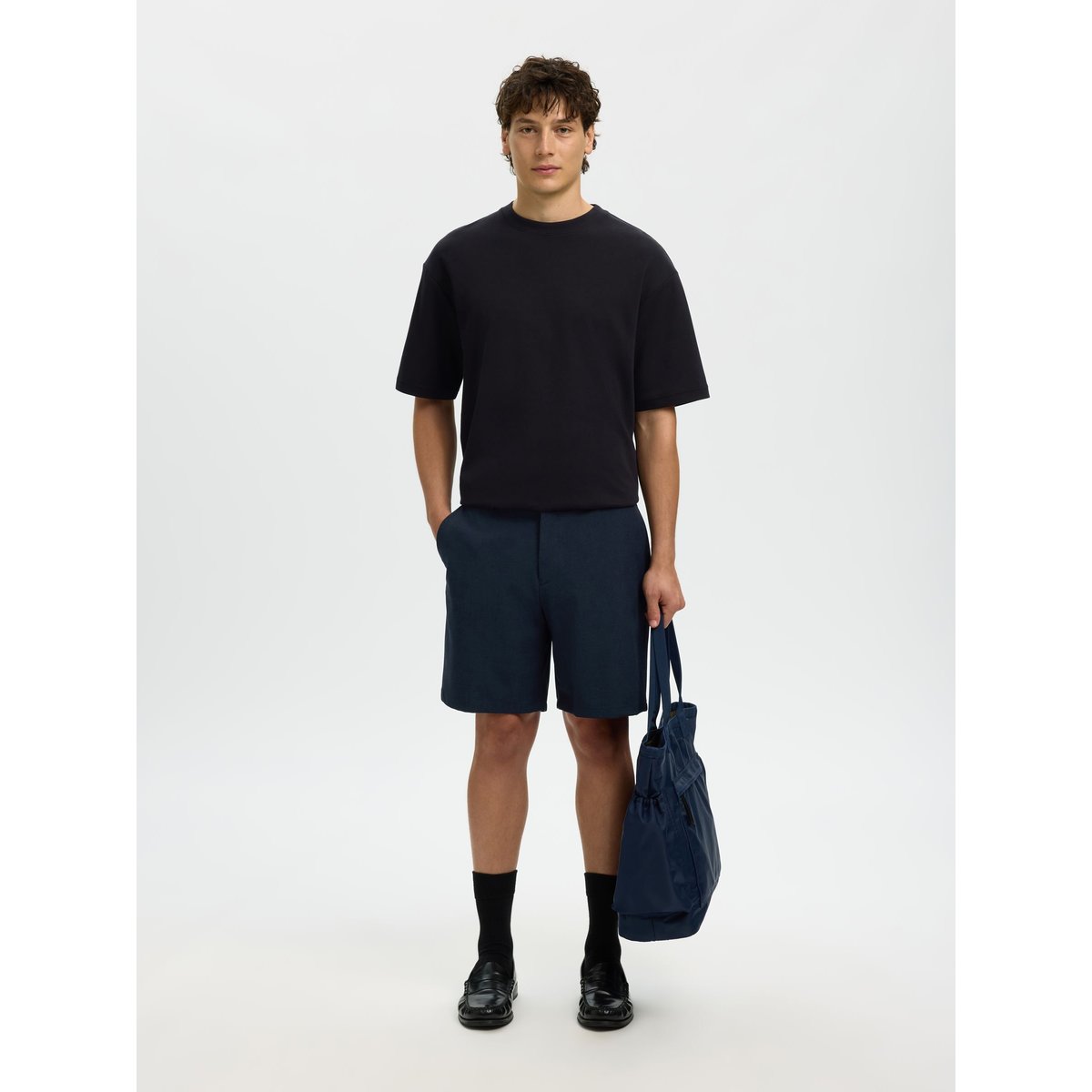 Short Chino dark sapphire, SELECTED
