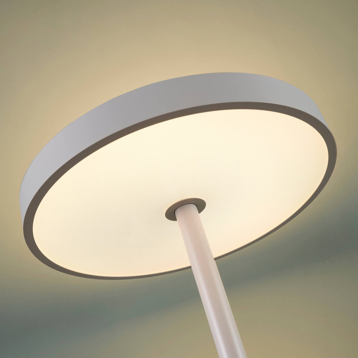 Lampadaire LED tactile moderne - NOLAN argenté / chromé, KOSILUM