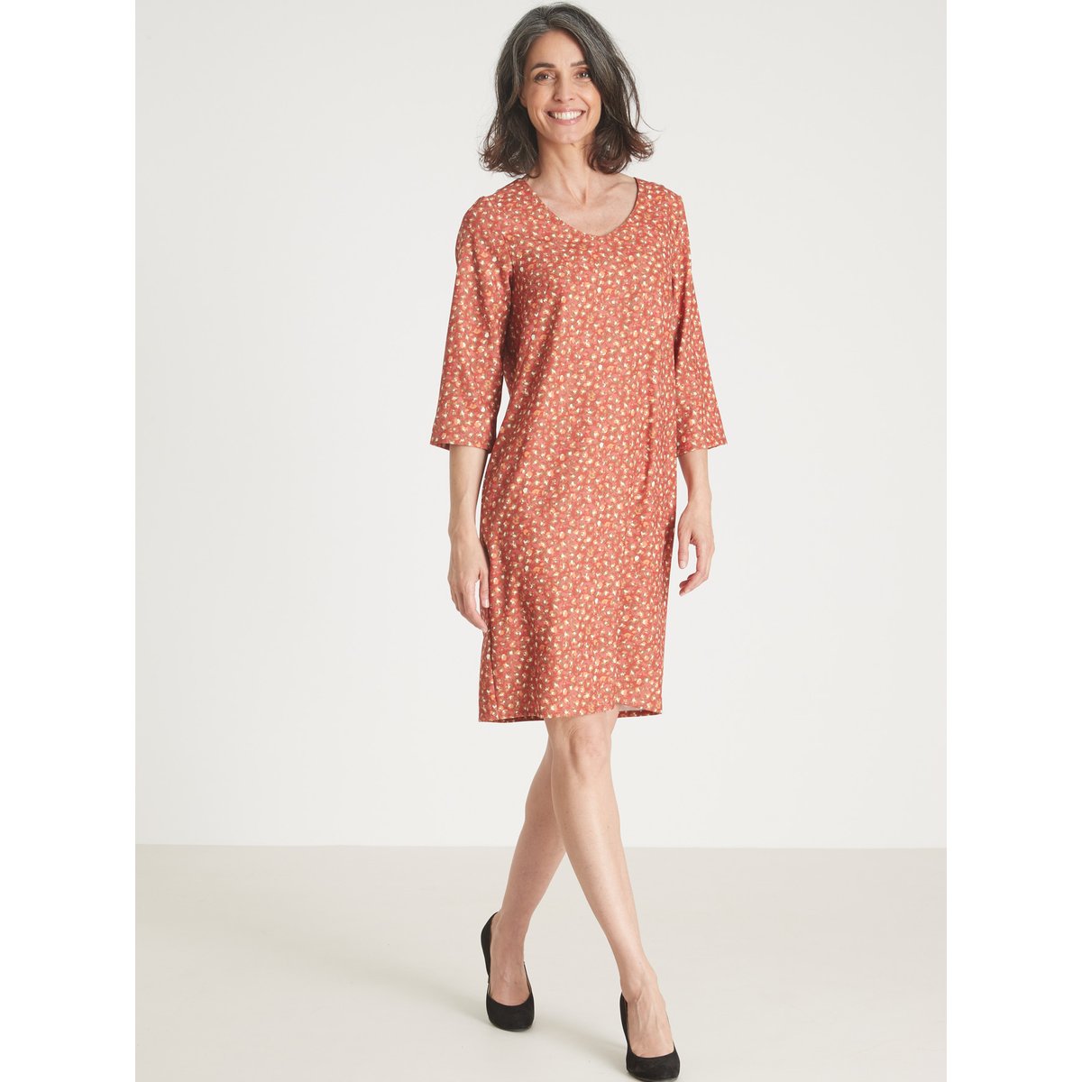 Robe forme housse imprimé, DAXON