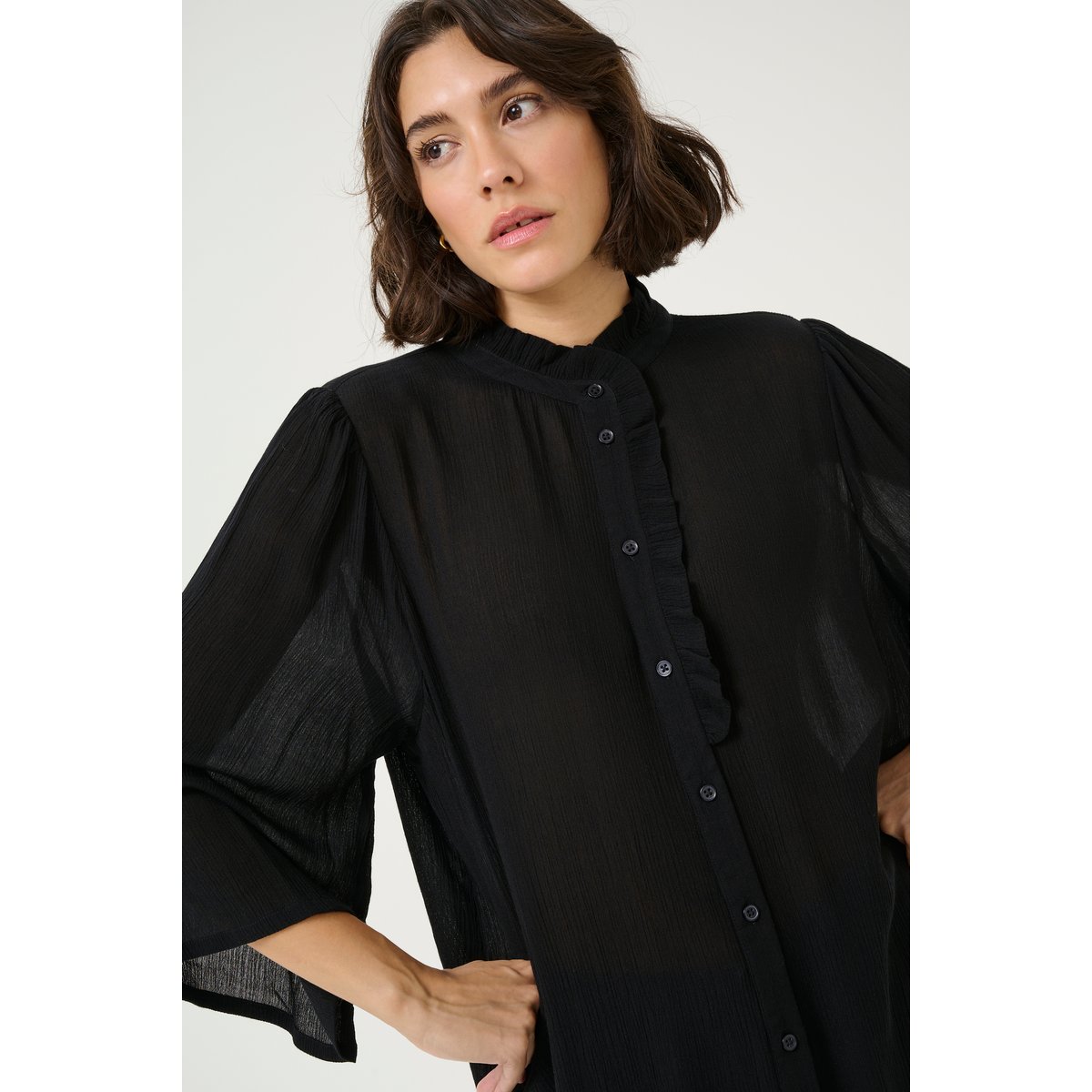 Dress noir black deep, KAFFE