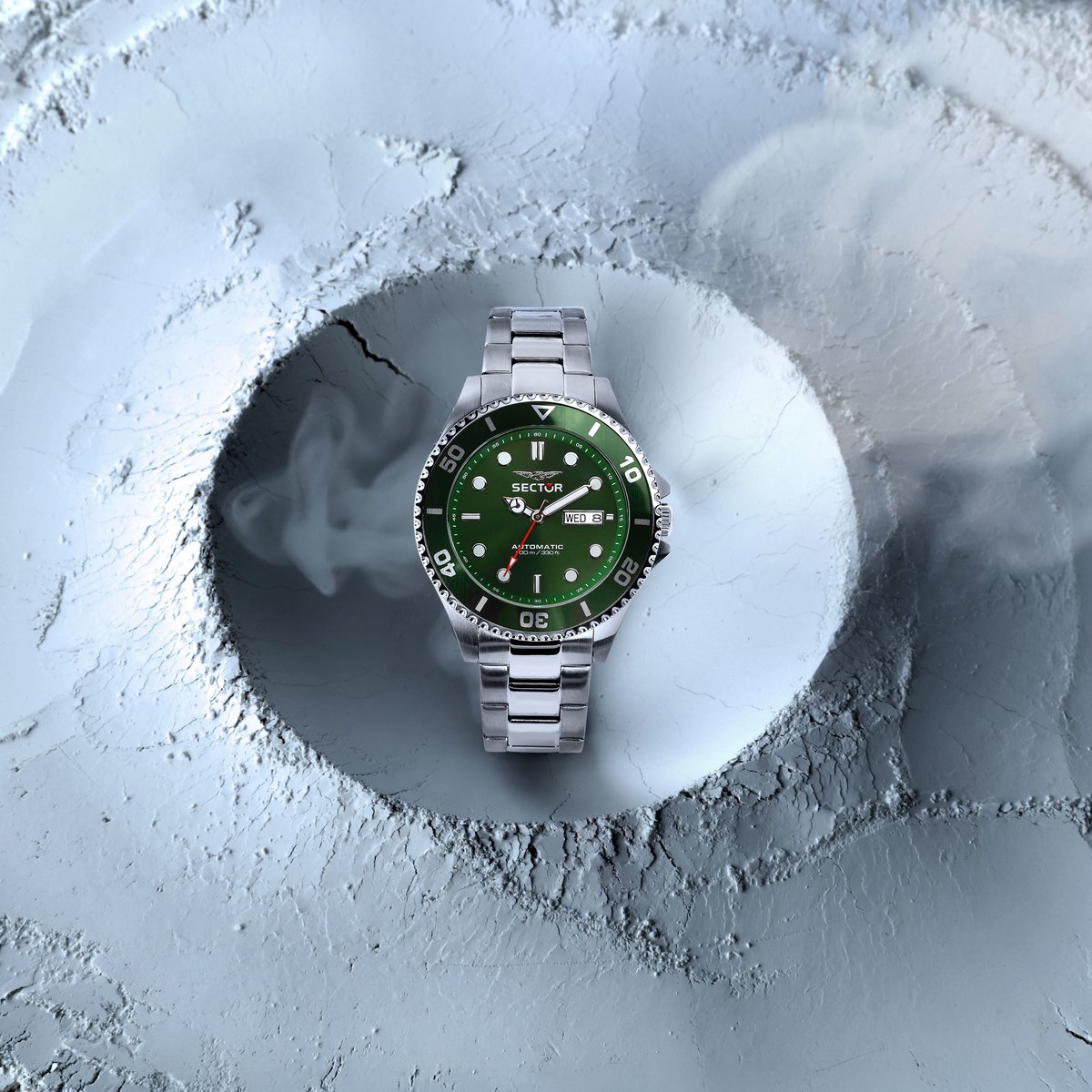 Montre multifonction 230 acier inoxydable, SECTOR