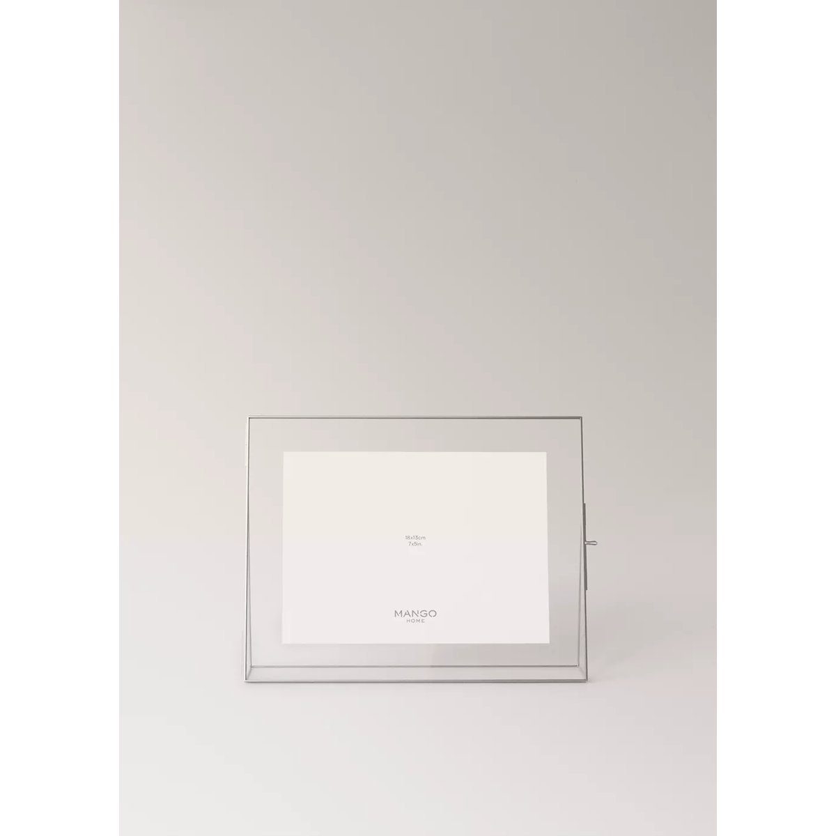 Cadre photo en verre, petit format argent, MANGO HOME