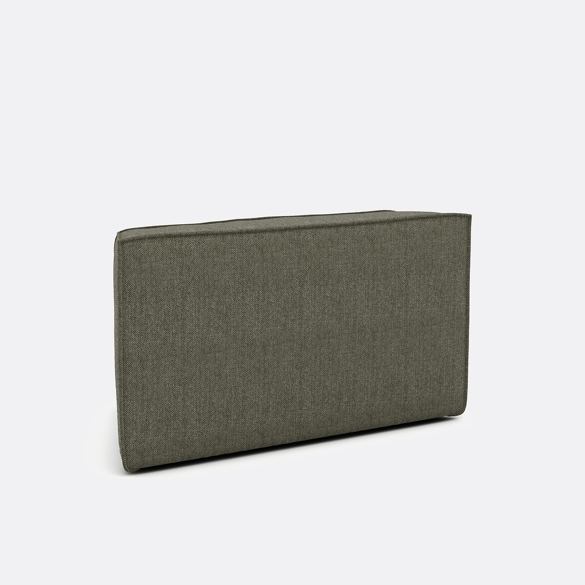 Open hoekelement voor modulaire zetel, in structuurstof, Seven groen  , LA REDOUTE INTERIEURS