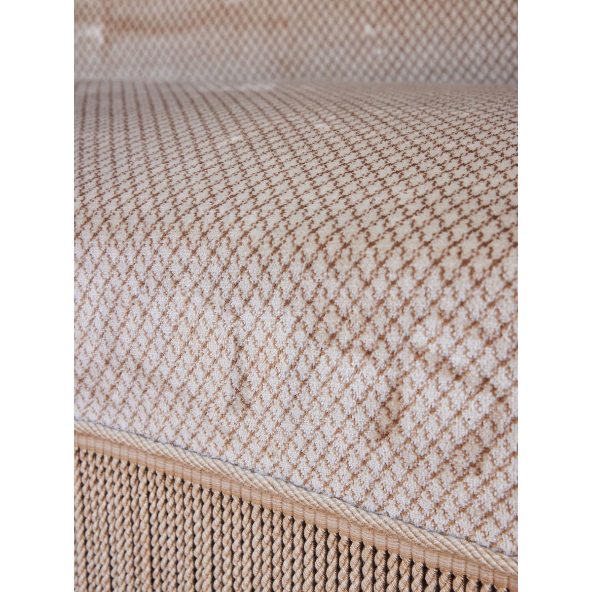 Banquette crapaud Martine N°51 - Bon état beige, DEBONGOUT