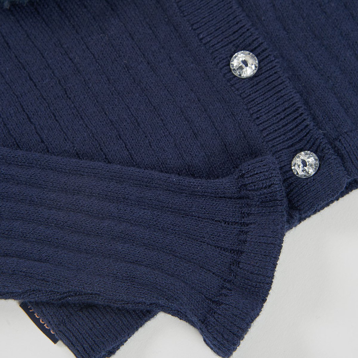 Veste fille en maille bleu, BOBOLI