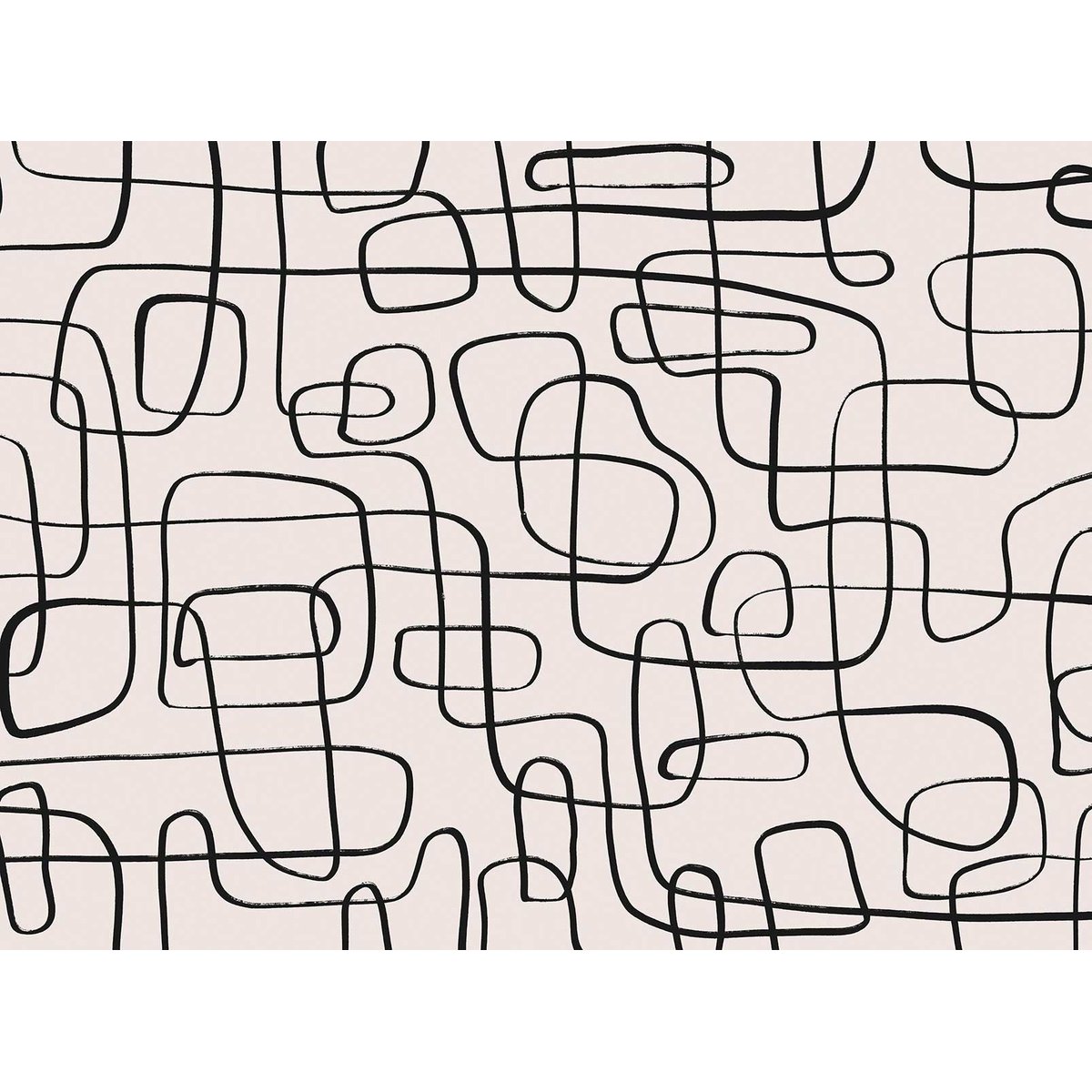 Papier peint lignes fines intissé, HEXOA