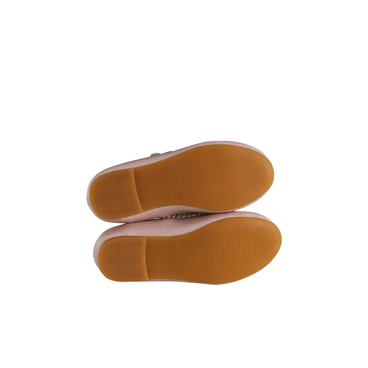 Ballerines pailletées collection maternelle rose pâle, VERTBAUDET