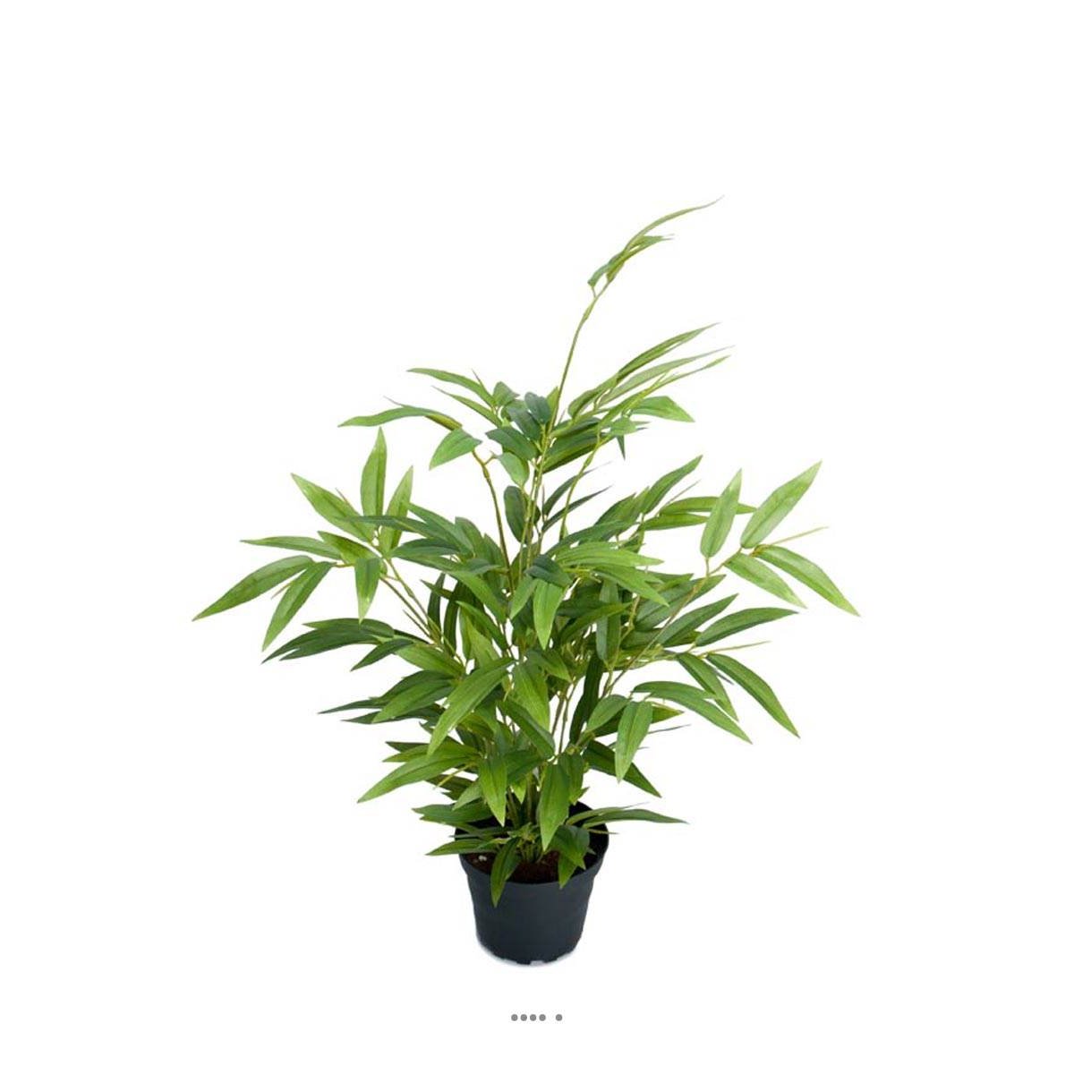 Bambou artificiel en pot H 45 cm feuillage v002239, ARTIFICIELLES