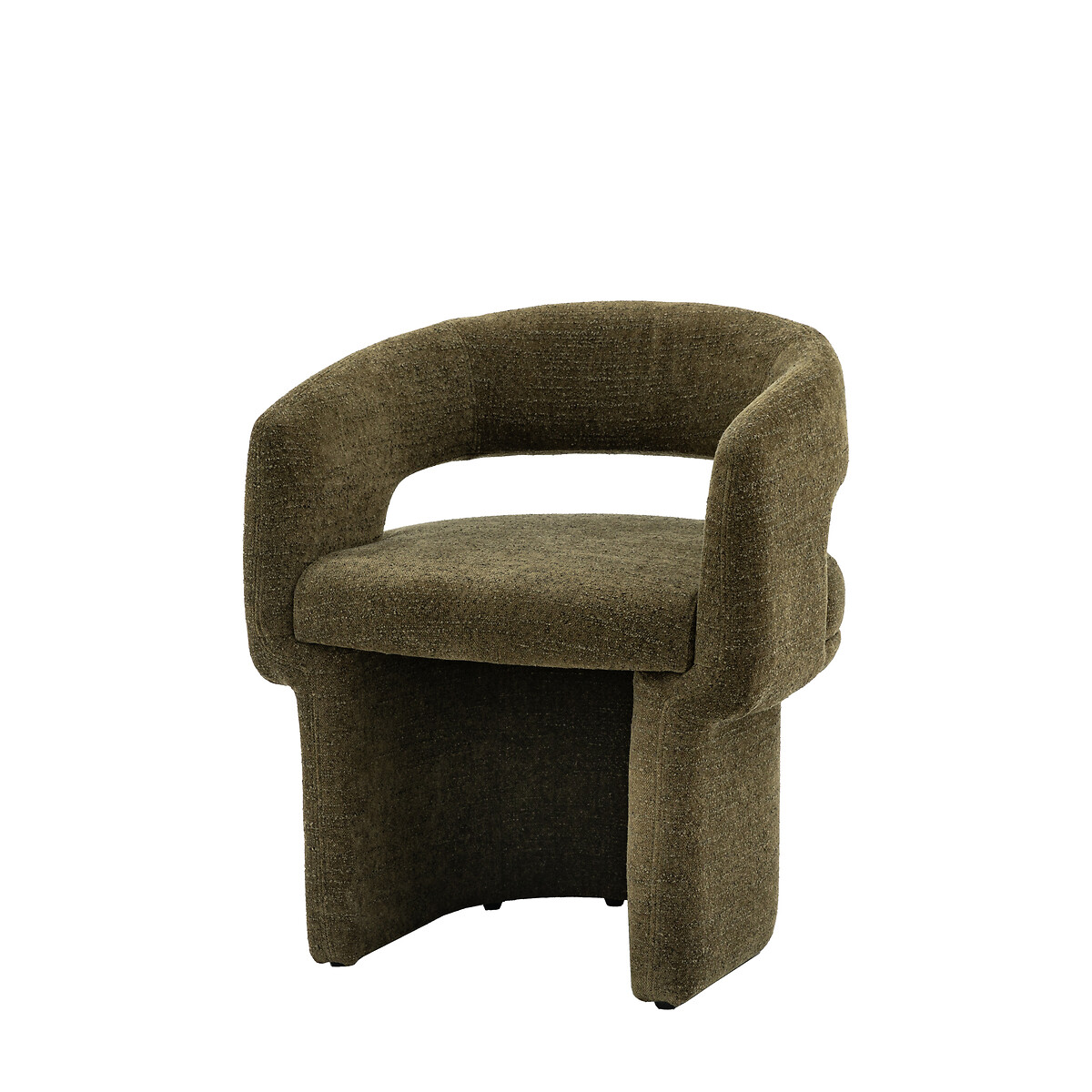 Valetta Sculptural Boucle Dining Chair green, SO'HOME