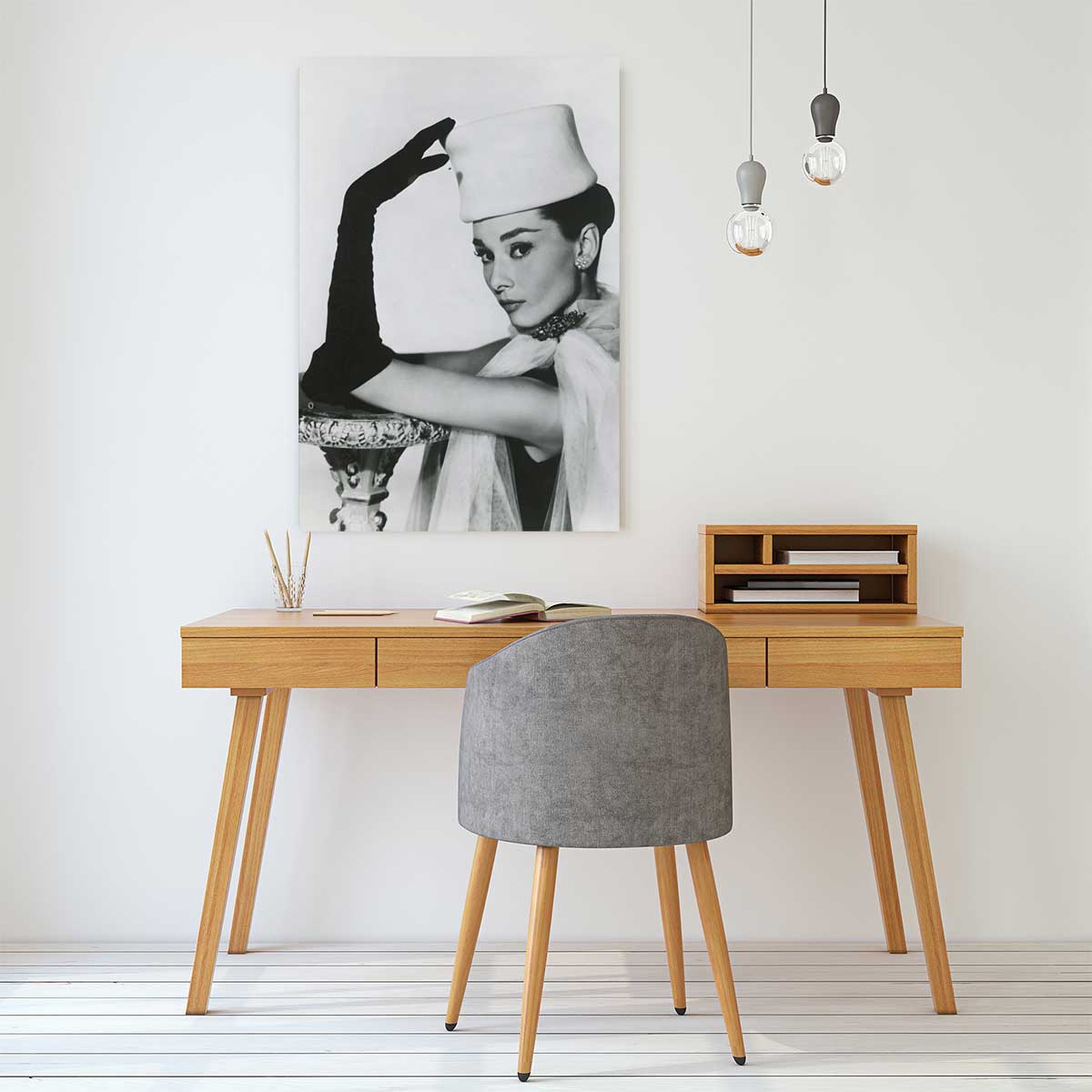 Tableau connu Audrey Hepburn tableau alu dibond, HEXOA
