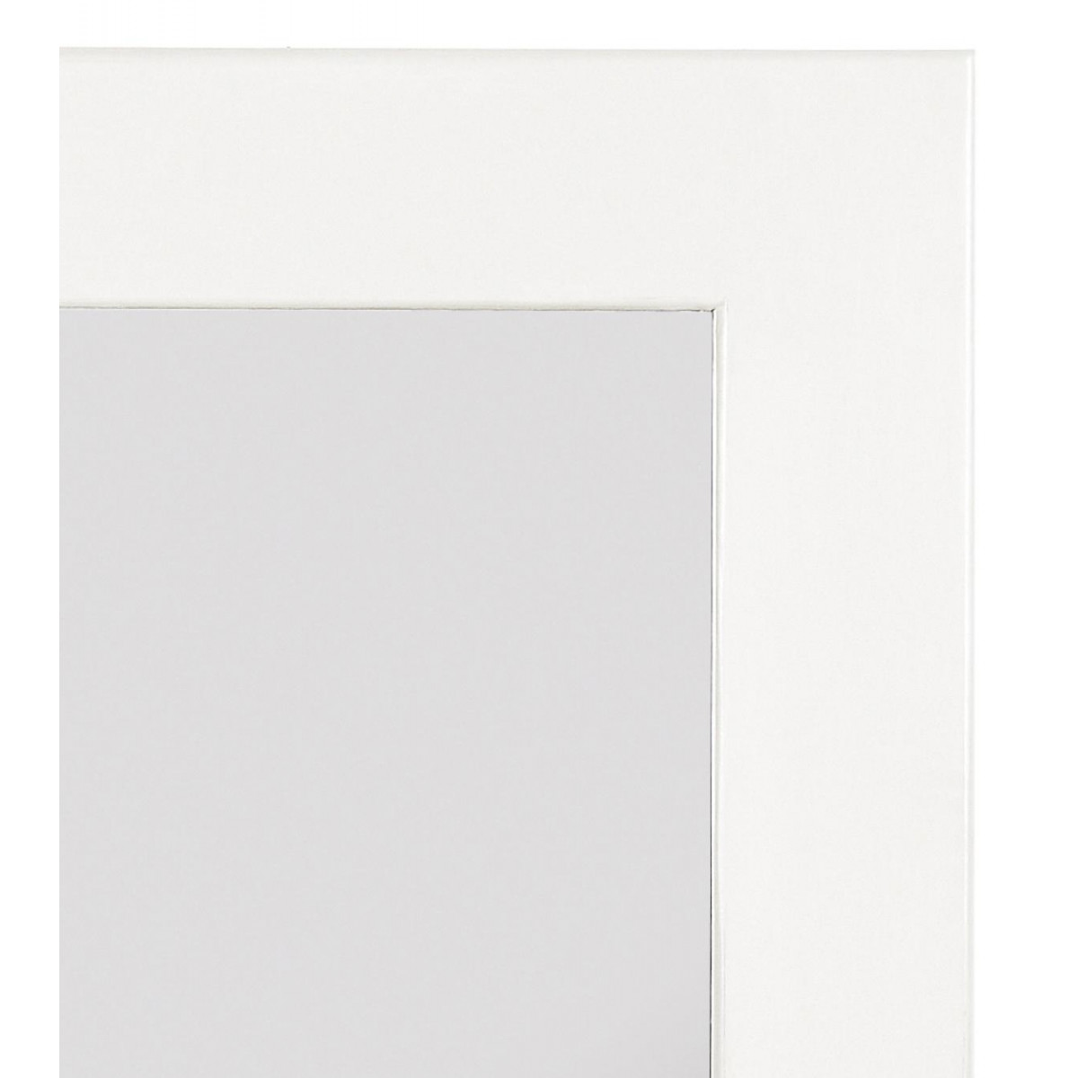 Grand miroir blanc, DECORATION D’AUTREFOIS