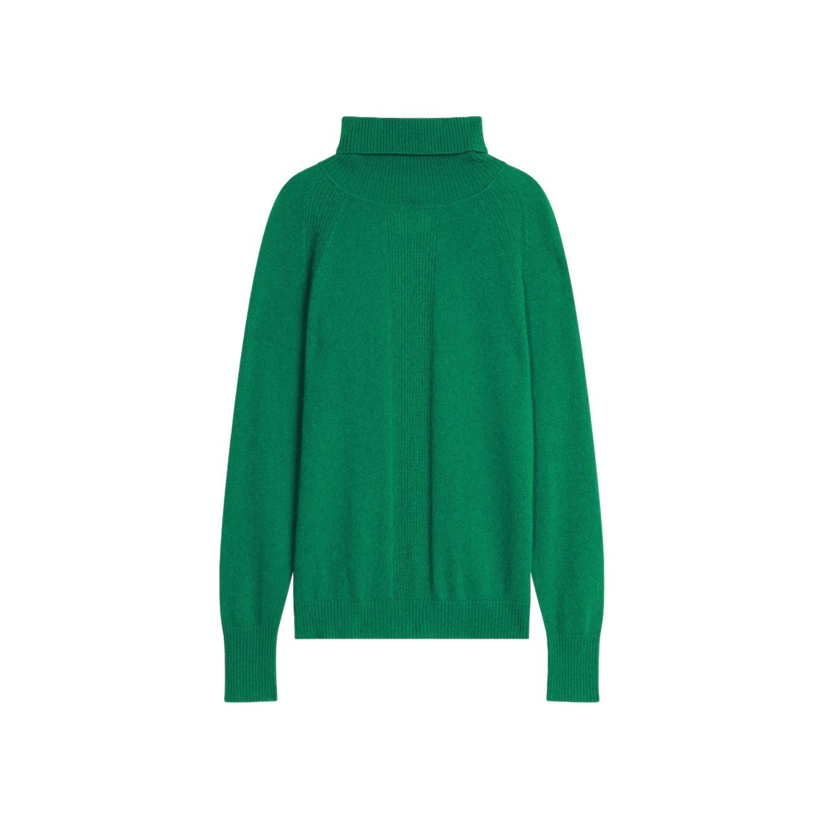 Pull Col Roulé Menthe Lilly vert, JUST CASHMERE
