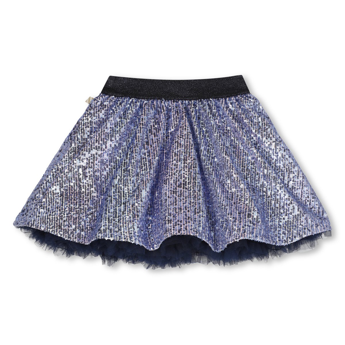 Jupe ornée de paillettes doublées multico, BILLIEBLUSH