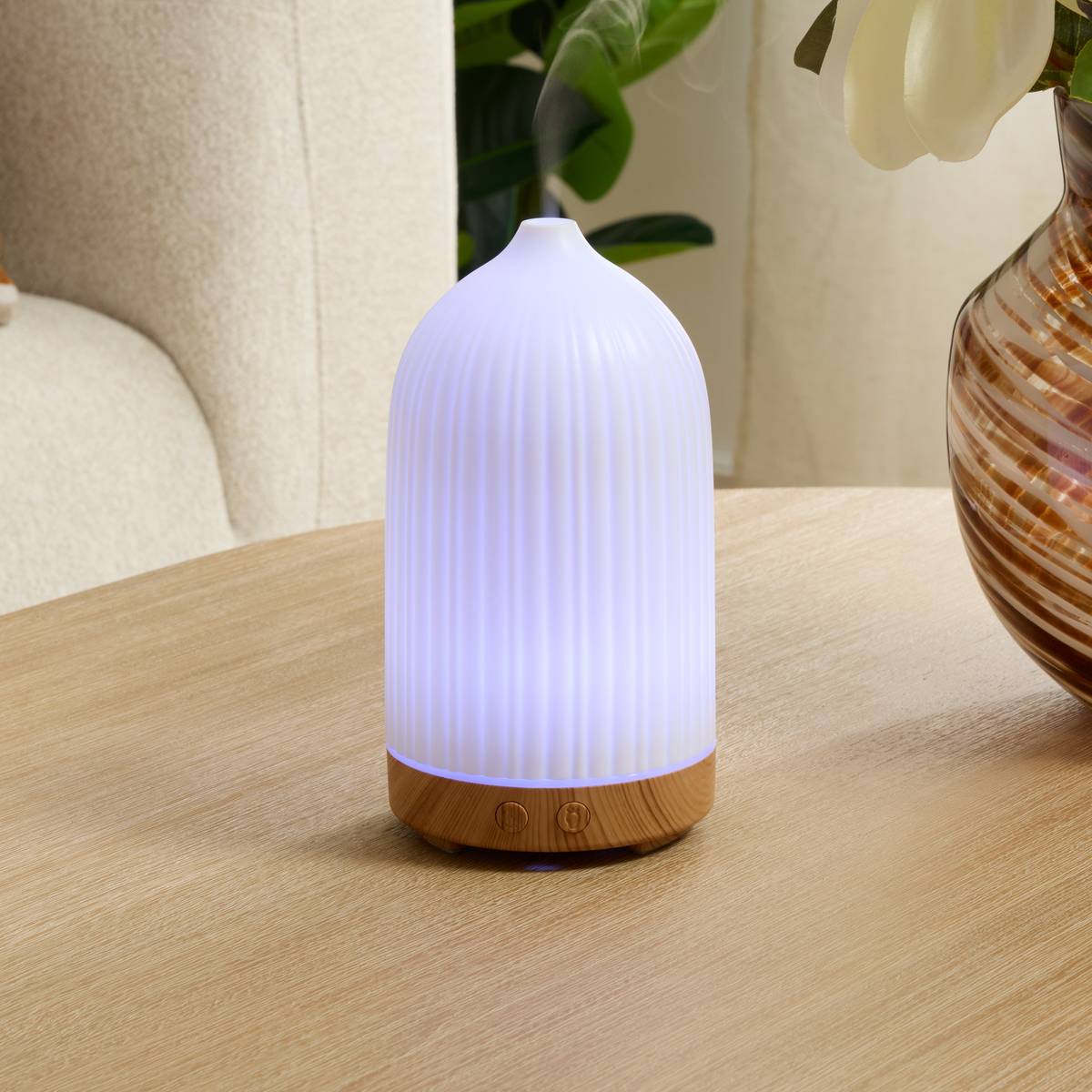 Diffuseur d'huiles essentielles BERNI blanc, ATMOSPHERA